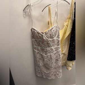 For Love And Lemons White Lace Dress